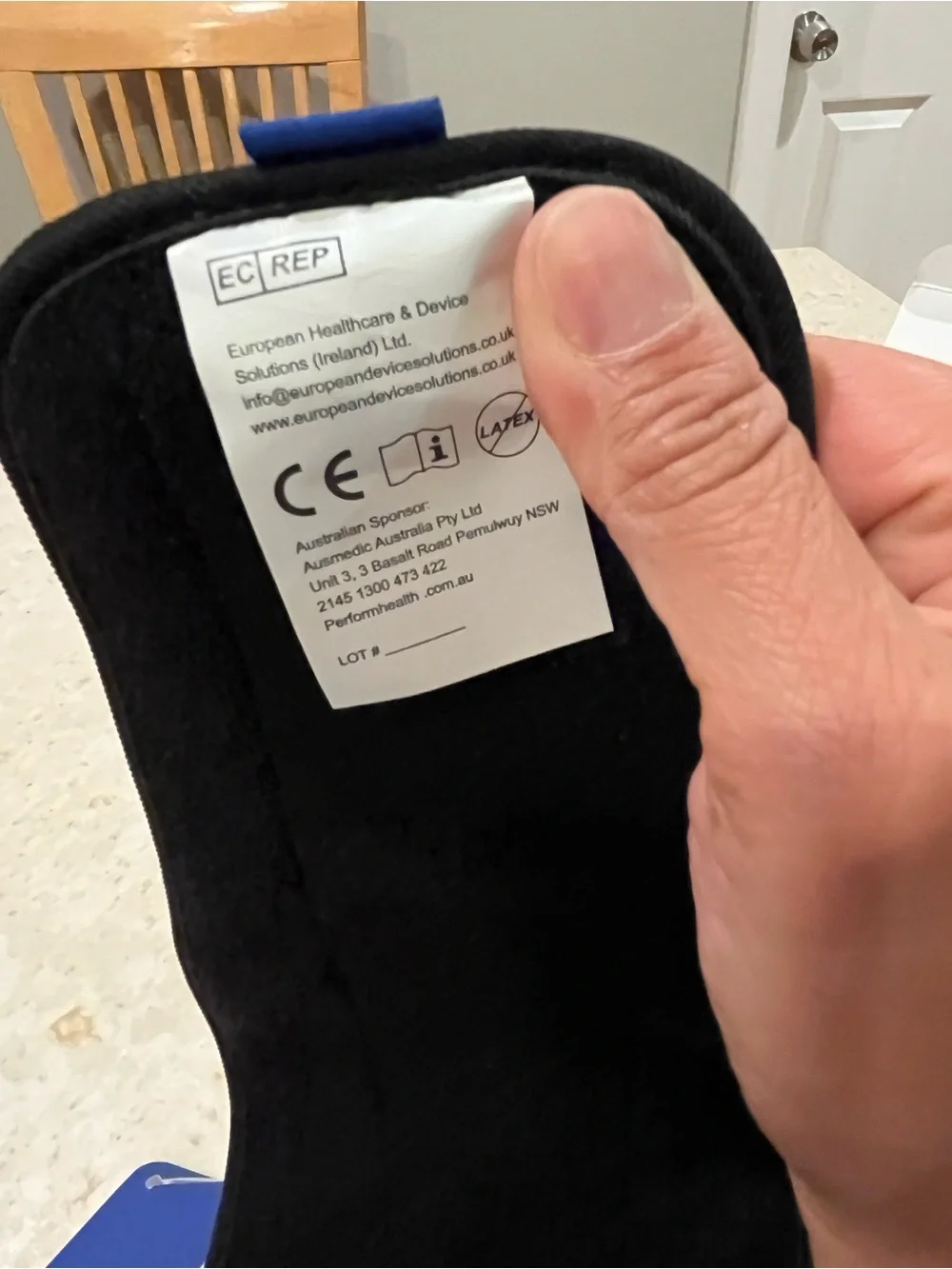 New saebostep Black Ankle-Foot Orthosis (AFO) for foot drop